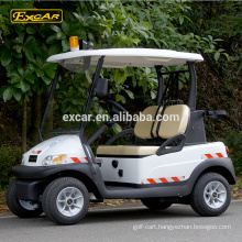 CE approved 48V 2 seater electric golf cart cheap patrol car for sale